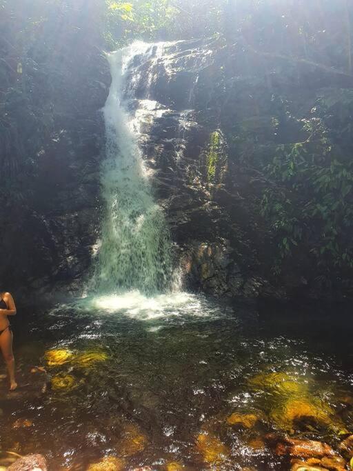 100Mts Da Praia Com Churrasqueira, Piscina E Wi-Fi Caraguatatuba Esterno foto